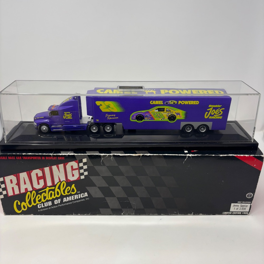 Jimmy Spencer #23 1995 Smokin Joe's Camel 1:64 Transporter Limited Ed 1/2508